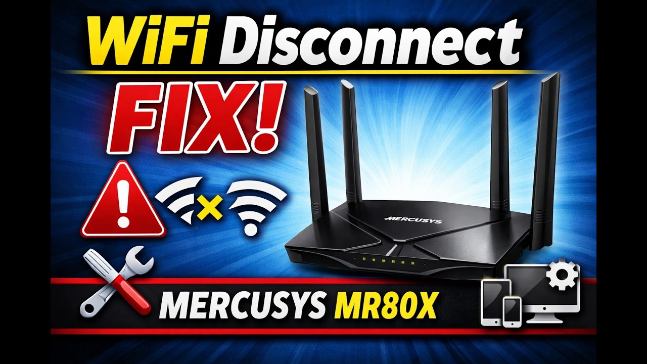 Mercusys MR60X & MR80X Router Setup Guide | Best Performance + WiFi Disconnect Fix