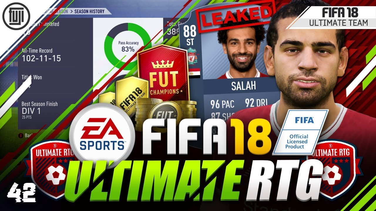 POTM ST SALAH LEAKED!!! FIFA 18 ULTIMATE ROAD TO GLORY! #42 - #FIFA18 Ultimate Team