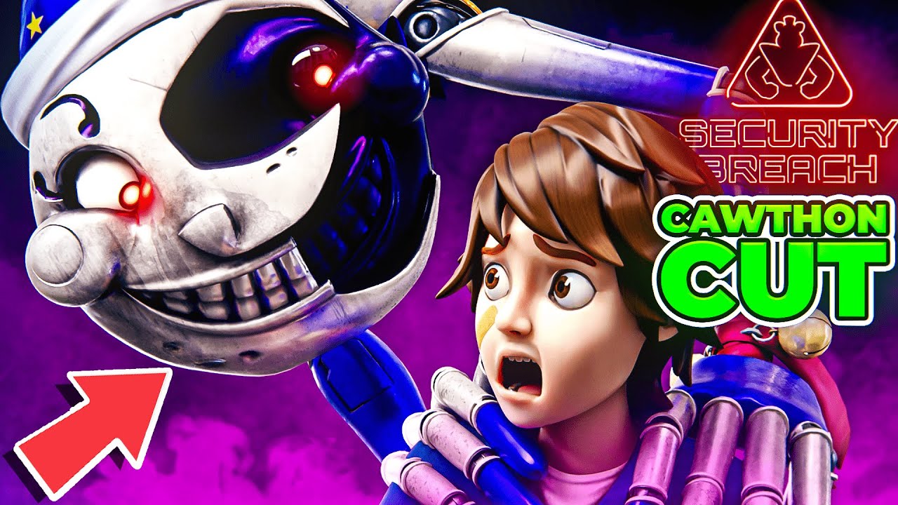 FNAF Security Breach: CAWTHON CUT is EVIL! (NEW CONTENT goes HARD!)