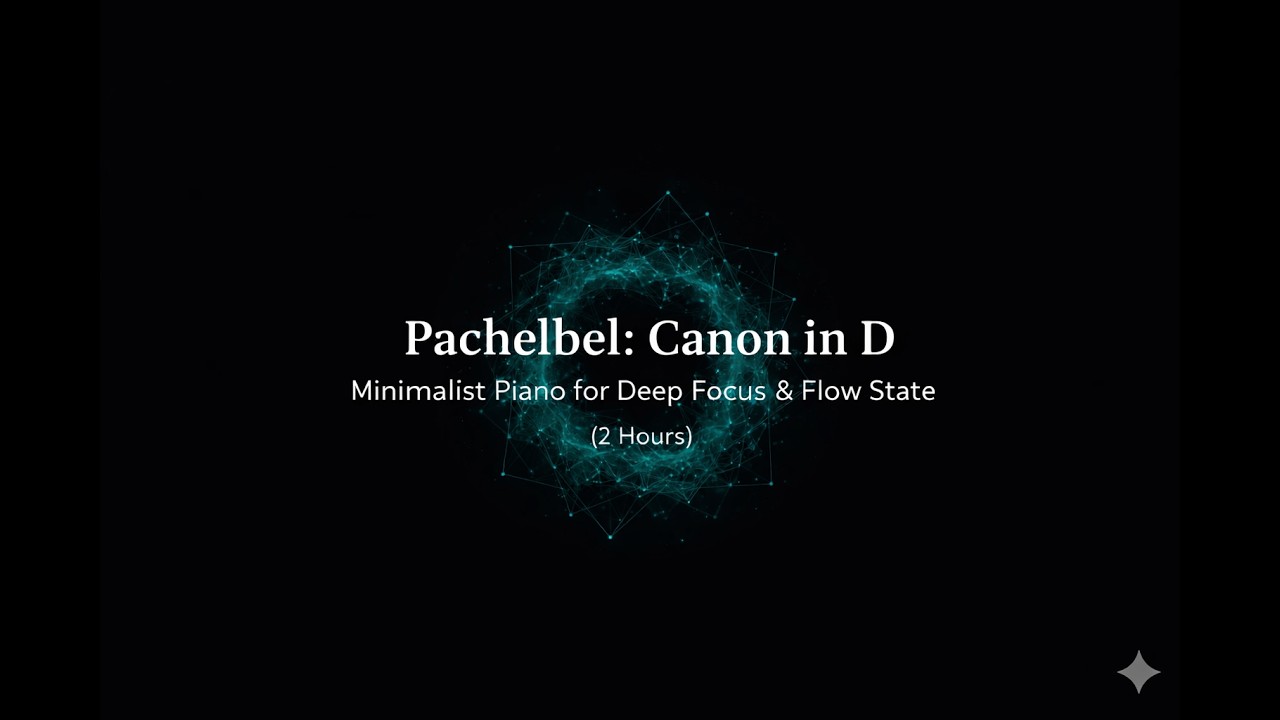 Pachelbel: Canon in D | Minimalist Piano for Deep Focus & Flow State (2 Hours)