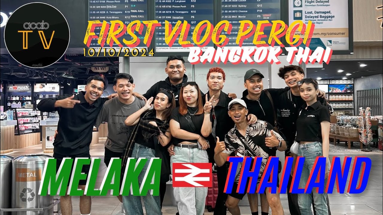 VLOG : JALAN JALAN THAILAND DARI MELAKA | BANGKOK THAILAND | PLATINUM MALL BANGKOK