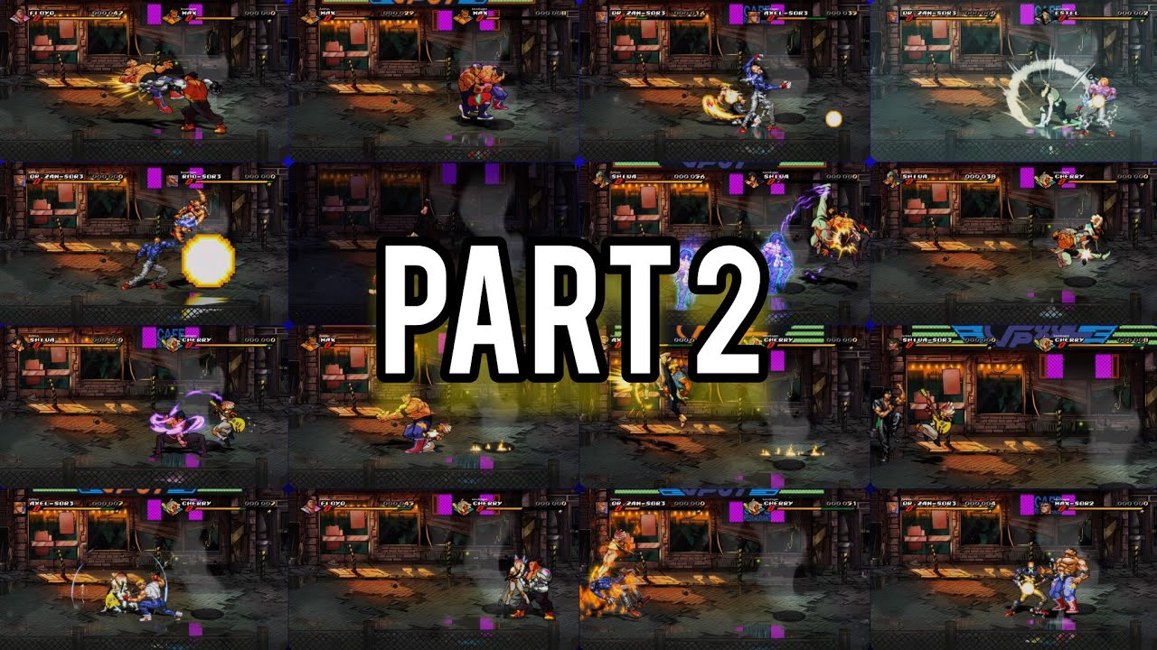 Streets of Rage 4 - @Zarktus vs @KOSODRAGON Part 2