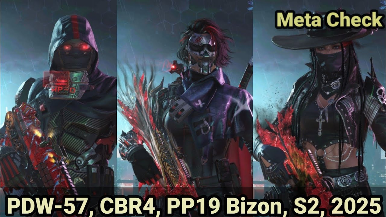 PDW, CBR4 & PP19 Bizon In Ranked Multiplayer Season 2 Cod Mobile