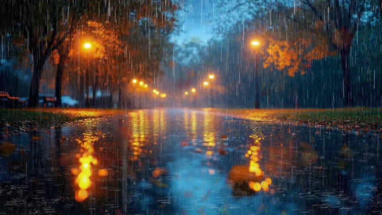 💤 Night Rain Sounds | Soothing Ambience for Deep Sleep, Insomnia Relief & Calm 🌙