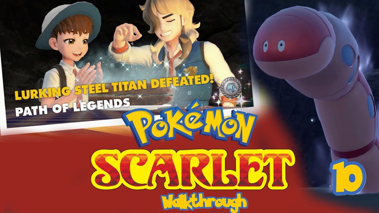 Walkthrough - Pokemon Scarlet 10 - Path of Legends   Orthworm, the Lurking Steel Titan