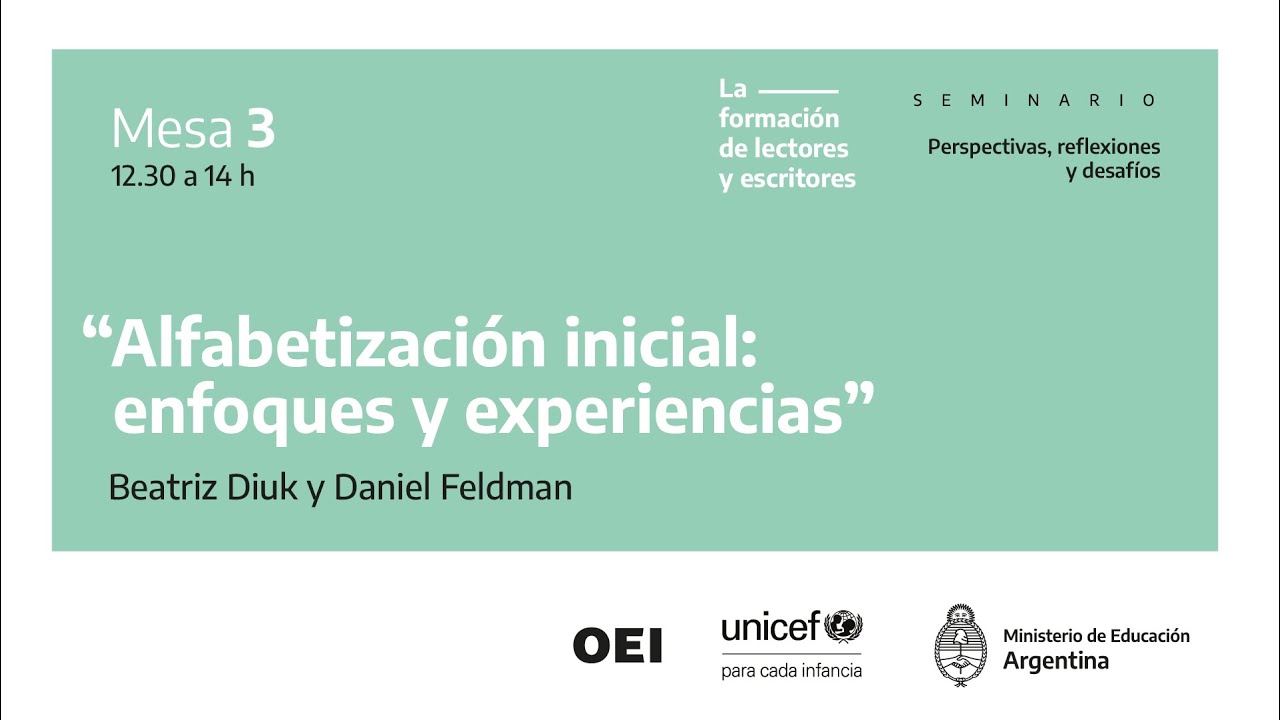 Alfabetización inicial: enfoques y experiencias