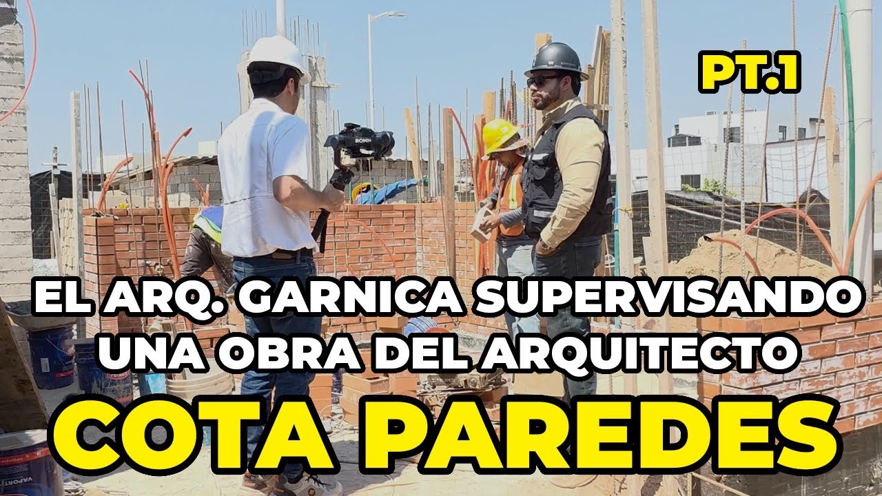 Fui a visitar una obra del arquitecto Abraham Cota Paredes | Supervisando obra 