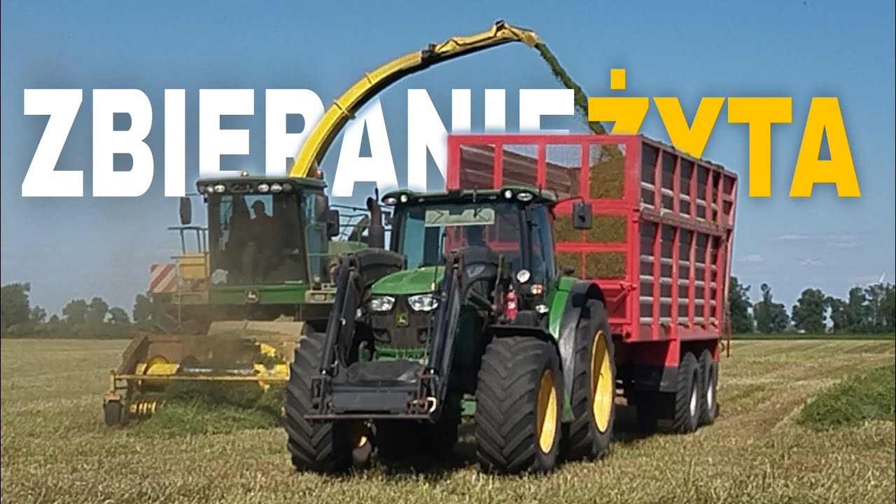 🔥ZBI&Oacute;R ŻYTA 2024🌾6x JohnDeere😍Gr Putz🚜
