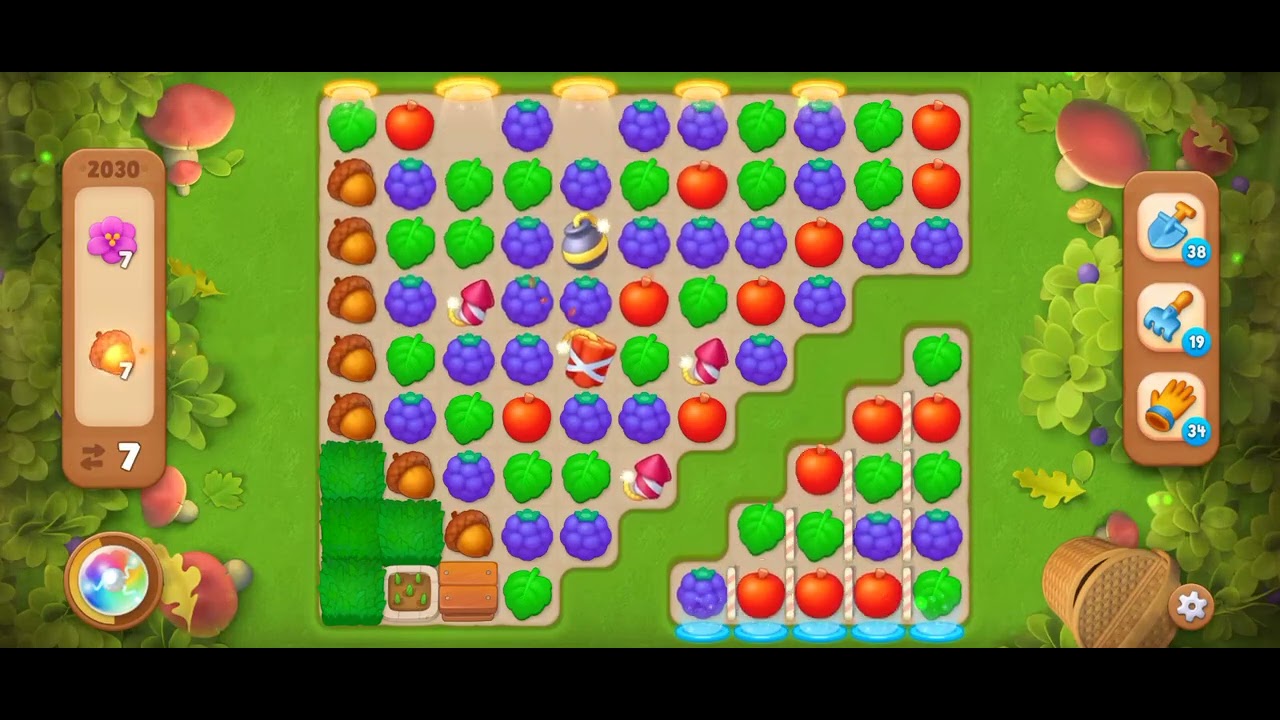 Gardenscapes Level 2030 [No booster] #androidgameplay #gardenscapesgame #powerseekers #tranding