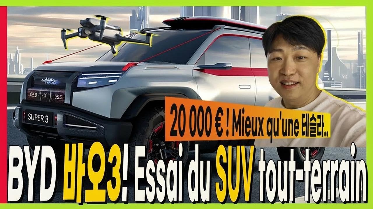 Un drone caché sur le toit ? Découvrez ce SUV électrique à 30 000 € ! Essai du BYD Fangchengbao