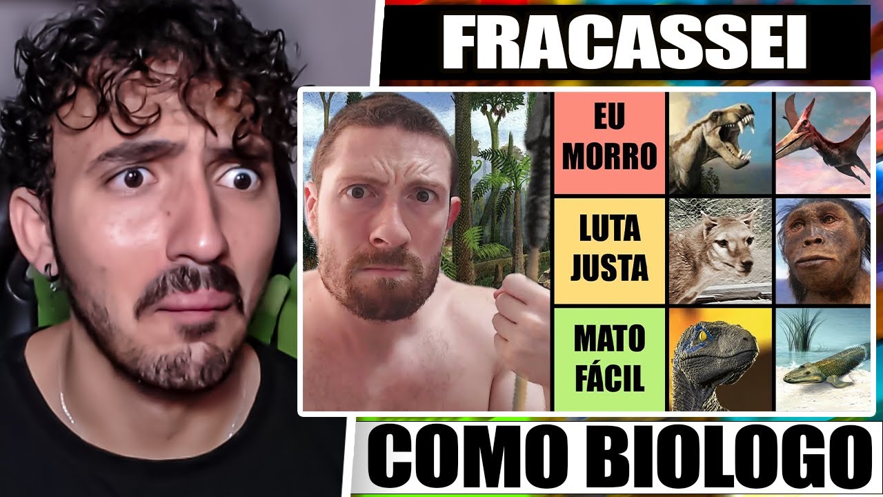 Animais pré-históricos que eu QUEBRAVA no SOCO | Leozin React