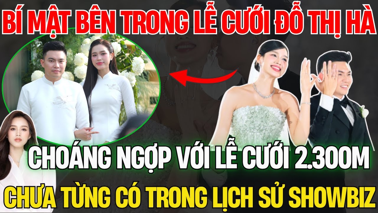 Đám Cưới Đỗ Thị Hà: Không Gian Hoành Tráng Giữa Mưa Bão Và Khoảnh Khắc Xúc Động Bên Chồng Doanh Nhân