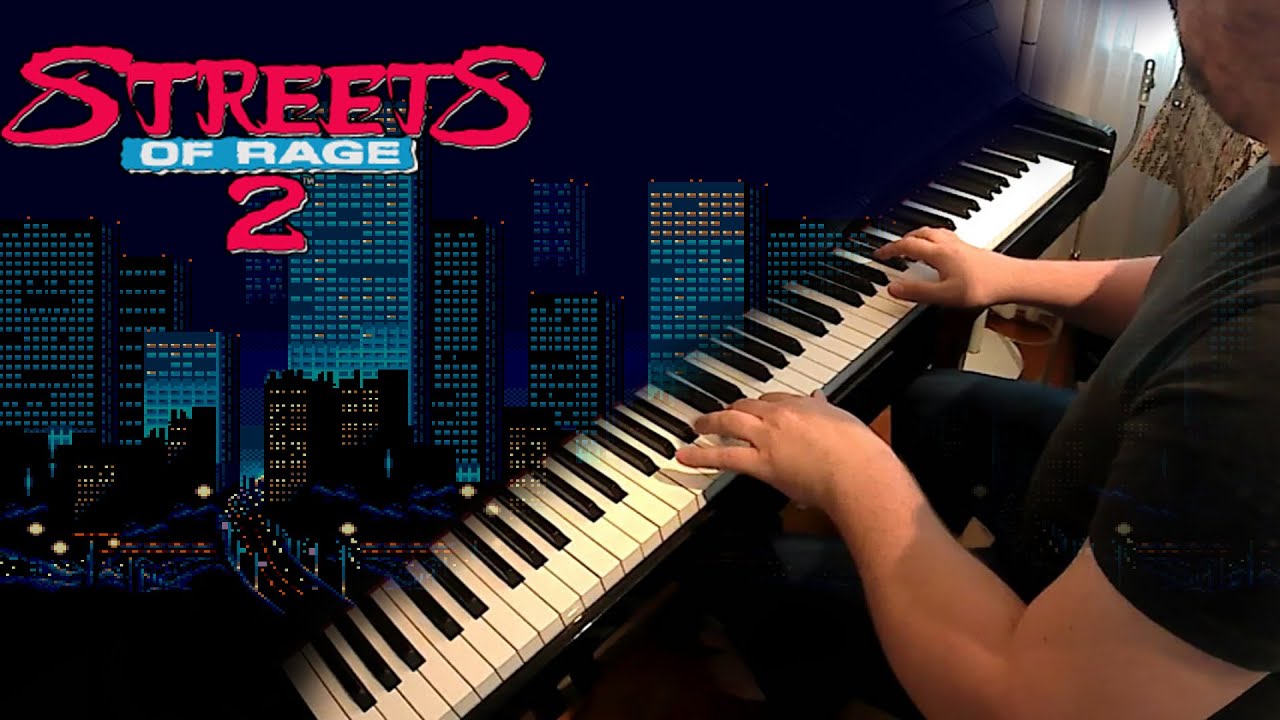 Streets of Rage 2 - Slow Moon - Piano