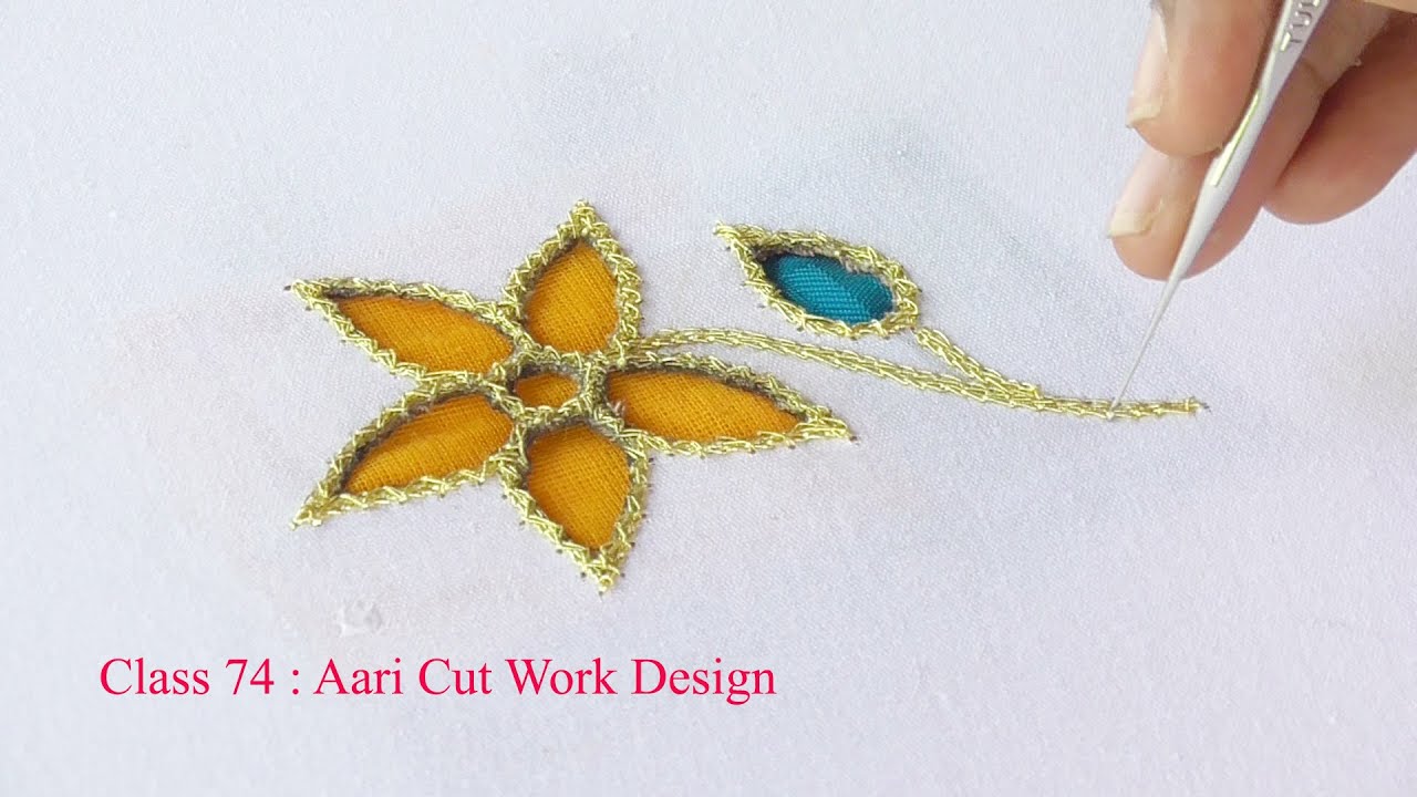 Class 74 : Cut Work class in aari embroidery