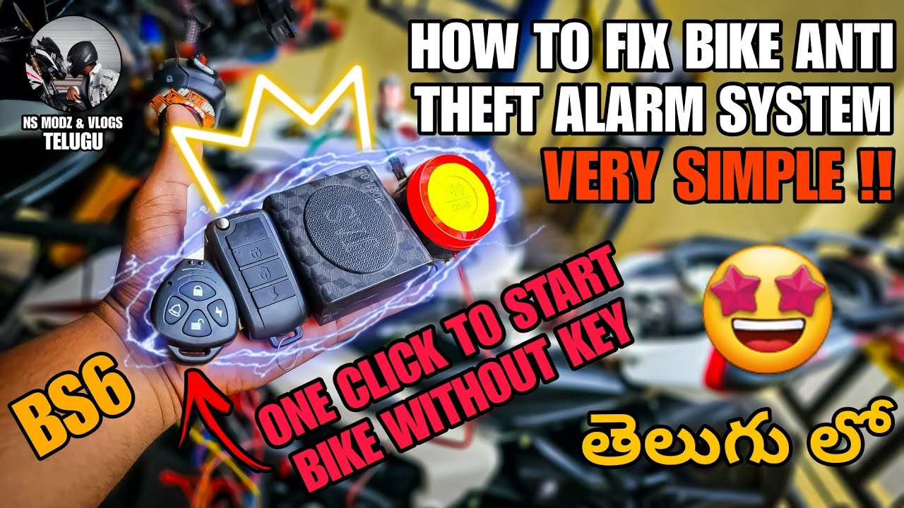 How to fix anti theft alarm and automatic starting without keys | very simple | Explained in Telugu
