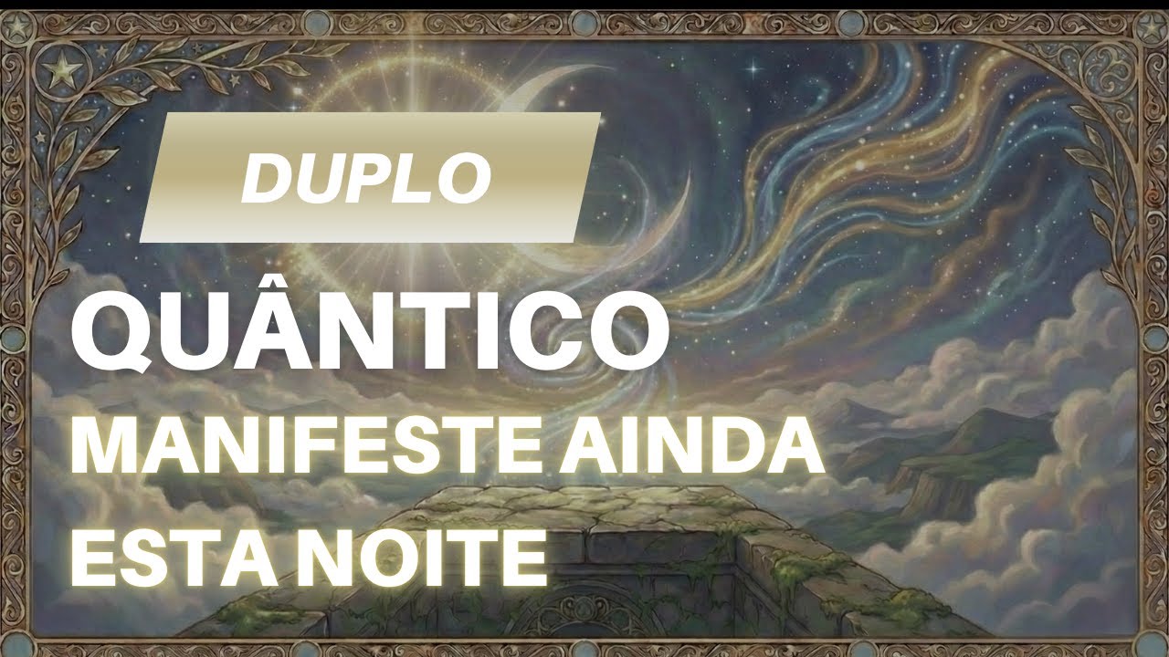 DUPLO QUÂNTICO E 18 Segundos de Poder: Altere sua realidade ainda essa noite. 💧✨