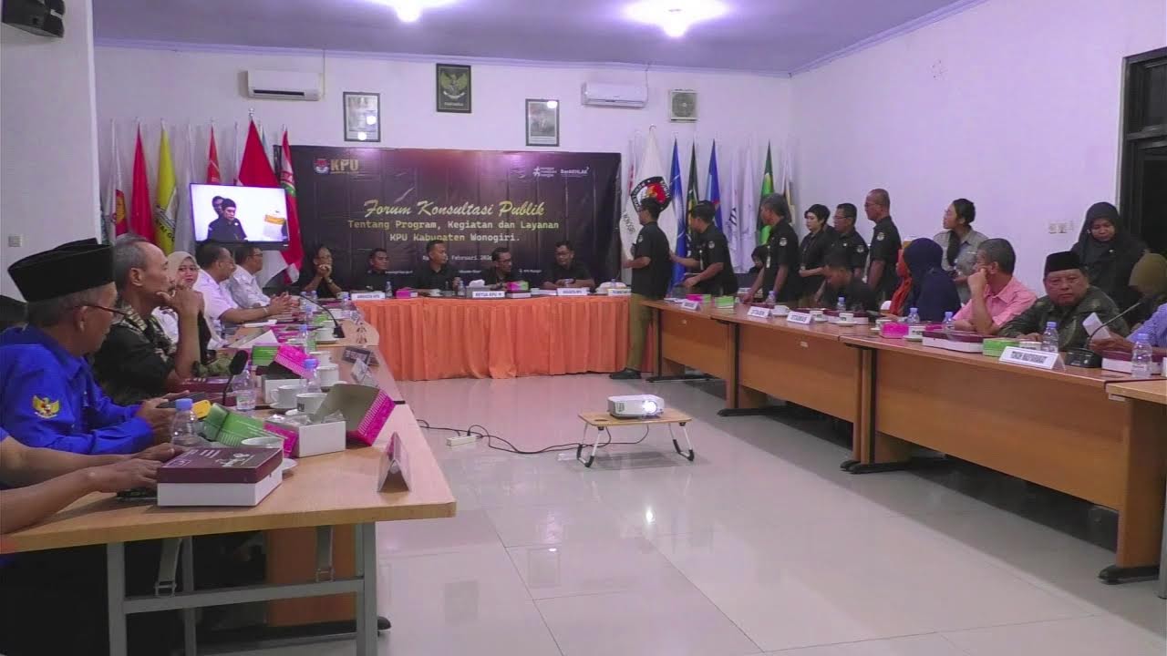 Forum Konsultasi Publik KPU Kabupaten Wonogiri Tahun 2026