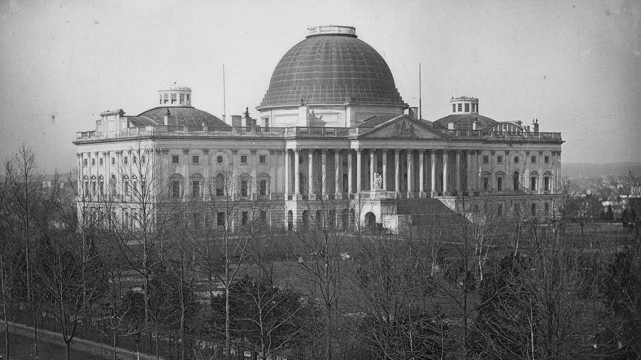 The Mystery of the United States Capitol Building (Oldest Images 1846-1880) Old World Washington, DC