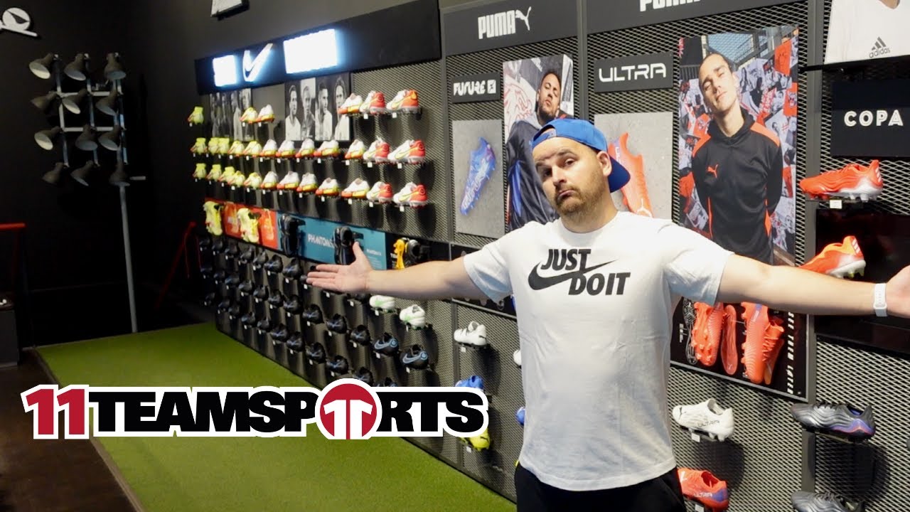 Takto to aktuálne vyzerá na predajni 11Teamsports v Prahe