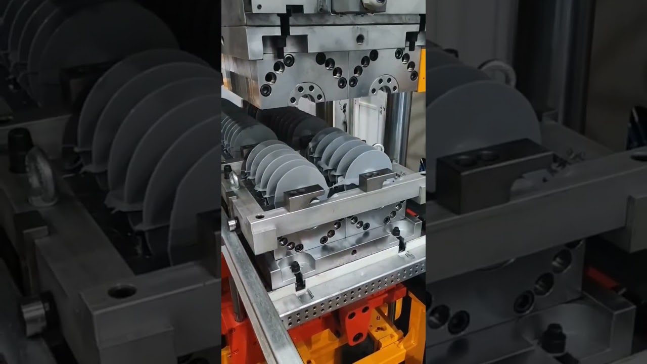How to mold rubber parts by compression press, cheap way to get biggest efficiency #rubbermolding