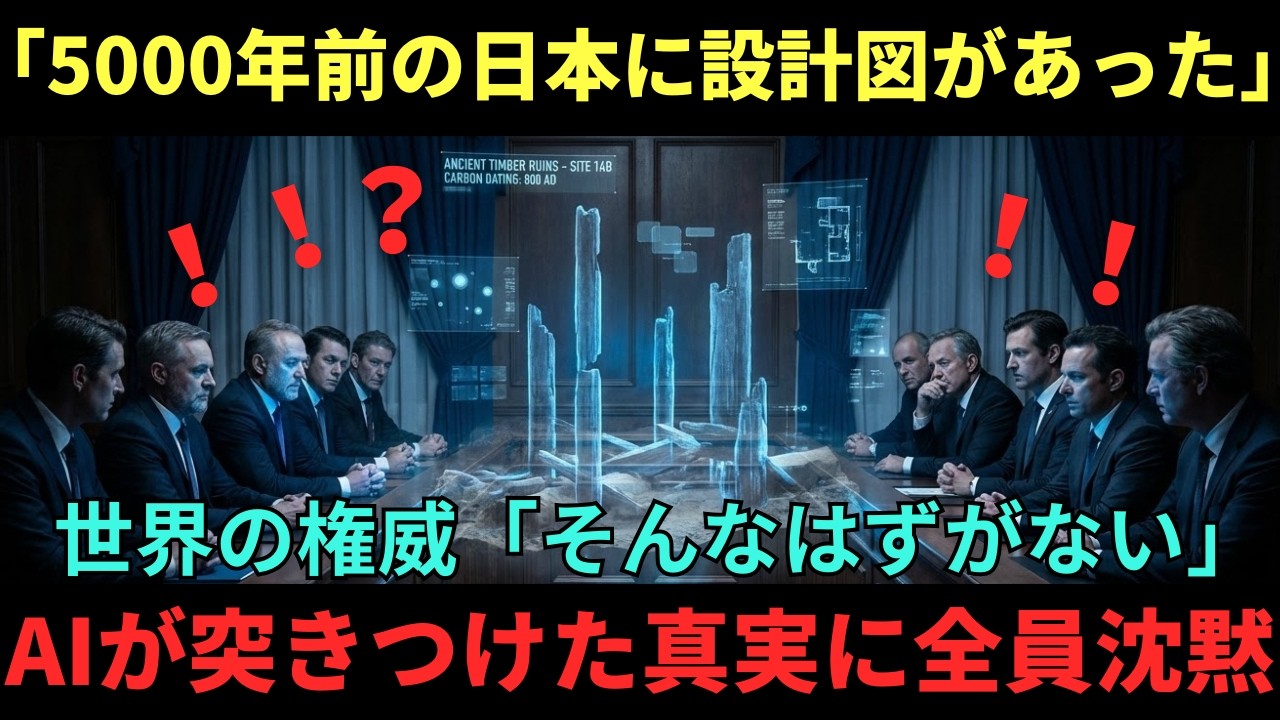 【海外の反応】AI「これは日本人の計画された文明です」パリの国際考古学会議で暴露された縄文の真実→世界の研究者が言葉を失った