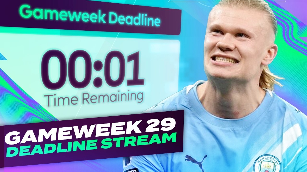 🚨 HAALAND LATEST 🚨 FPL DEADLINE STREAM GAMEWEEK 29 🔥 | Fantasy Premier League Tips 2025/26