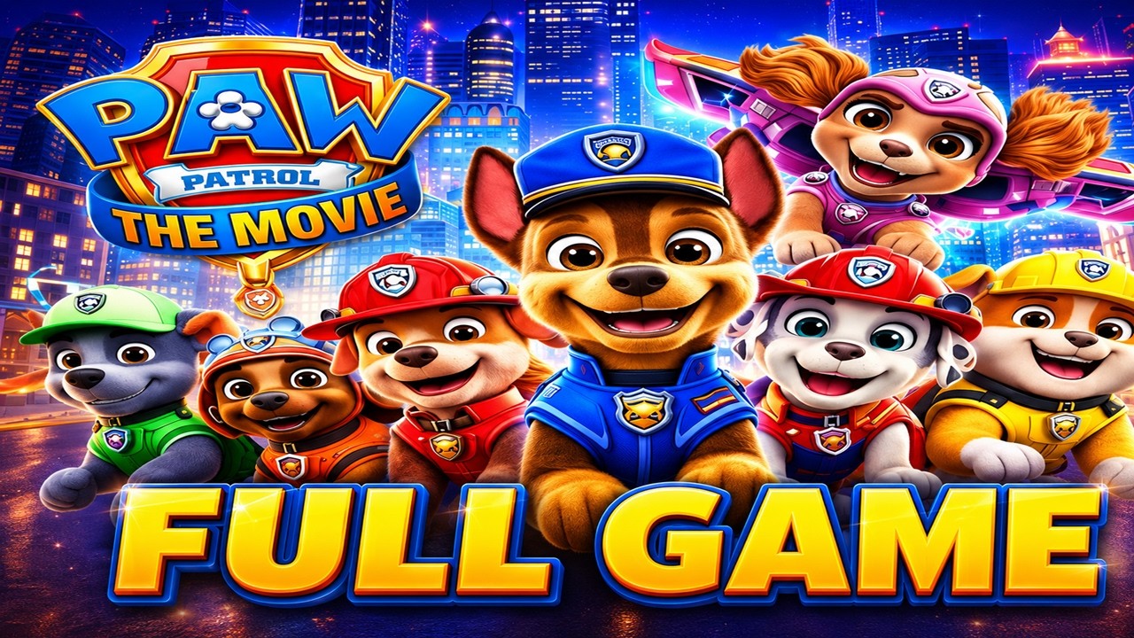 PAW PATROL THE MOVIE ADVENTURE CITY CALLS - GAMEPLAY WALKTHROUGH FULL GAME LONGPLAY
