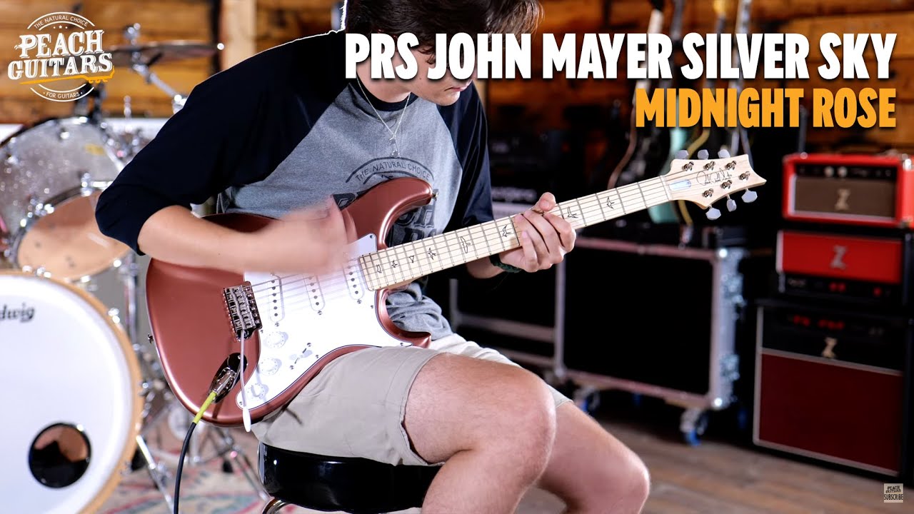 No Talking...Just Tones | PRS John Mayer Silver Sky Maple Fretboard Midnight Rose