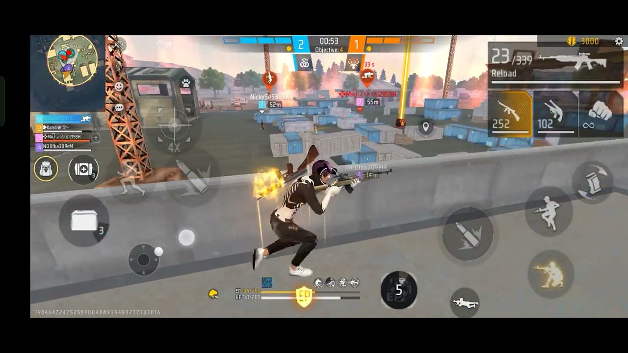 GARENA FREE FIRE - CS RANKED GAMEPLAY |NEW MODE | FREE FIRE CLASH SQUAD | MUST WATCH | KANHA GAMINAG