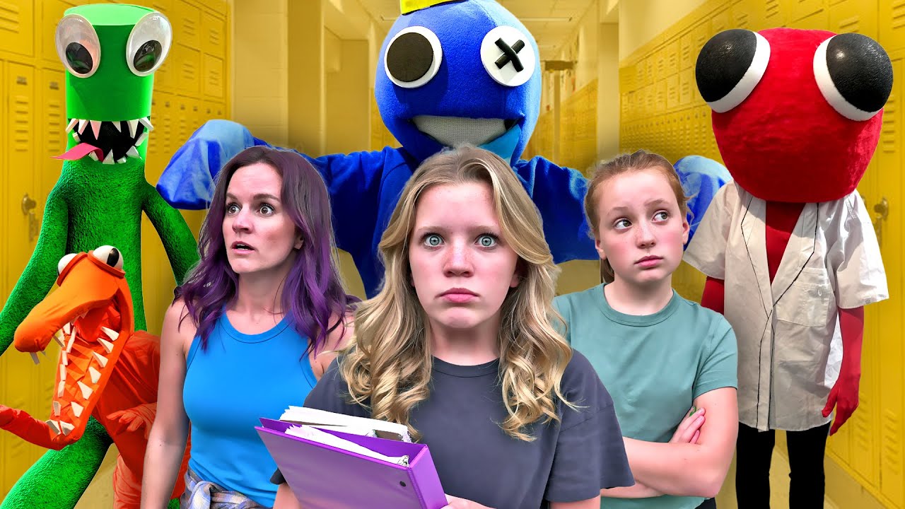 Старшая школа Rainbow Friends в реальной жизни