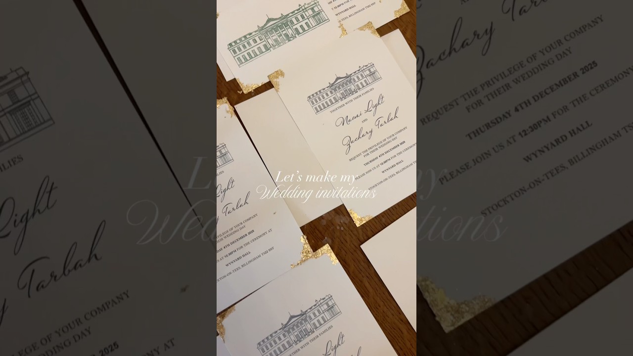 Свадебные приглашения в стиле французского рококо, но с ограниченным бюджетом ⚜️ 