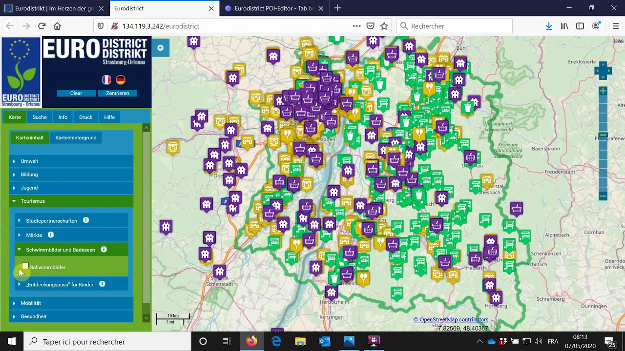 Eurodistrict Strasbourg-Ortenau / Web-SIG (DE)
