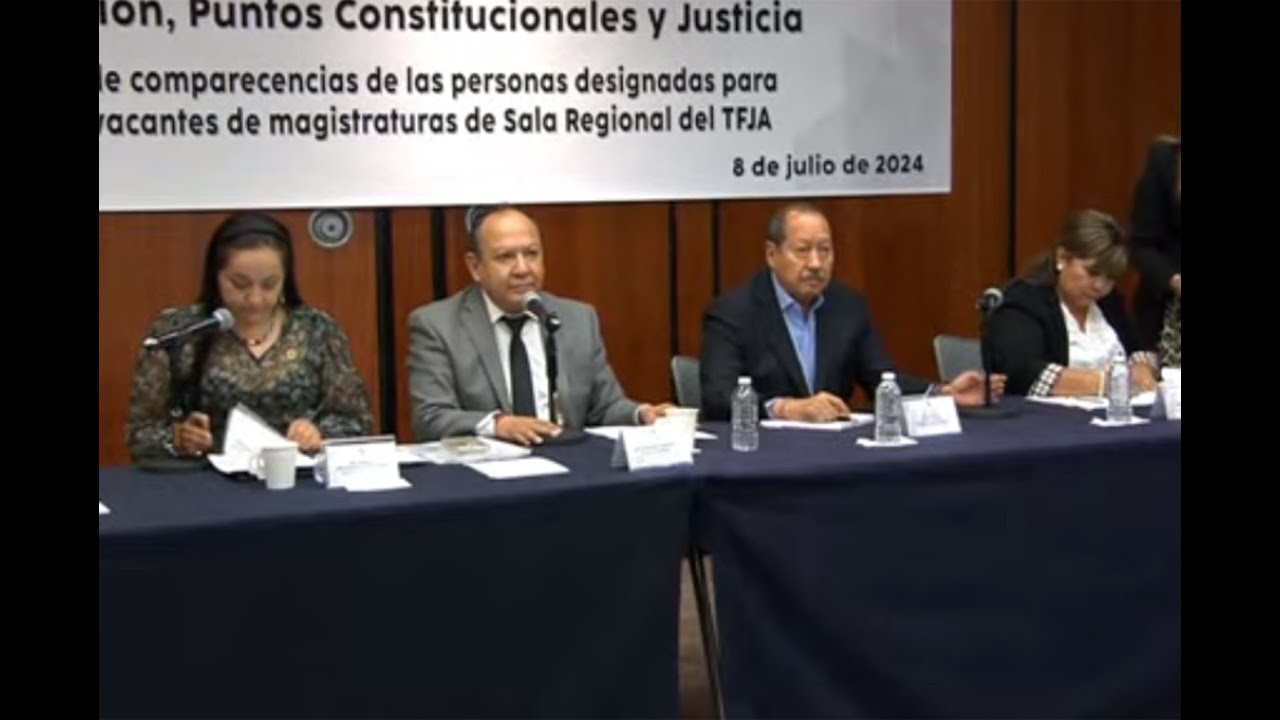 EN VIVO / Reunión de Trabajo de la Primera Comisión de la Permanente: Comparecencias del Grupo 1