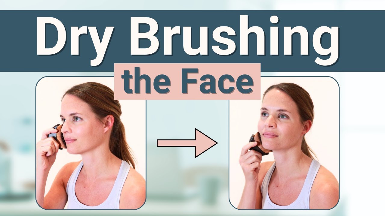 Face Lymphatic Drainage : Using a Dry Brush