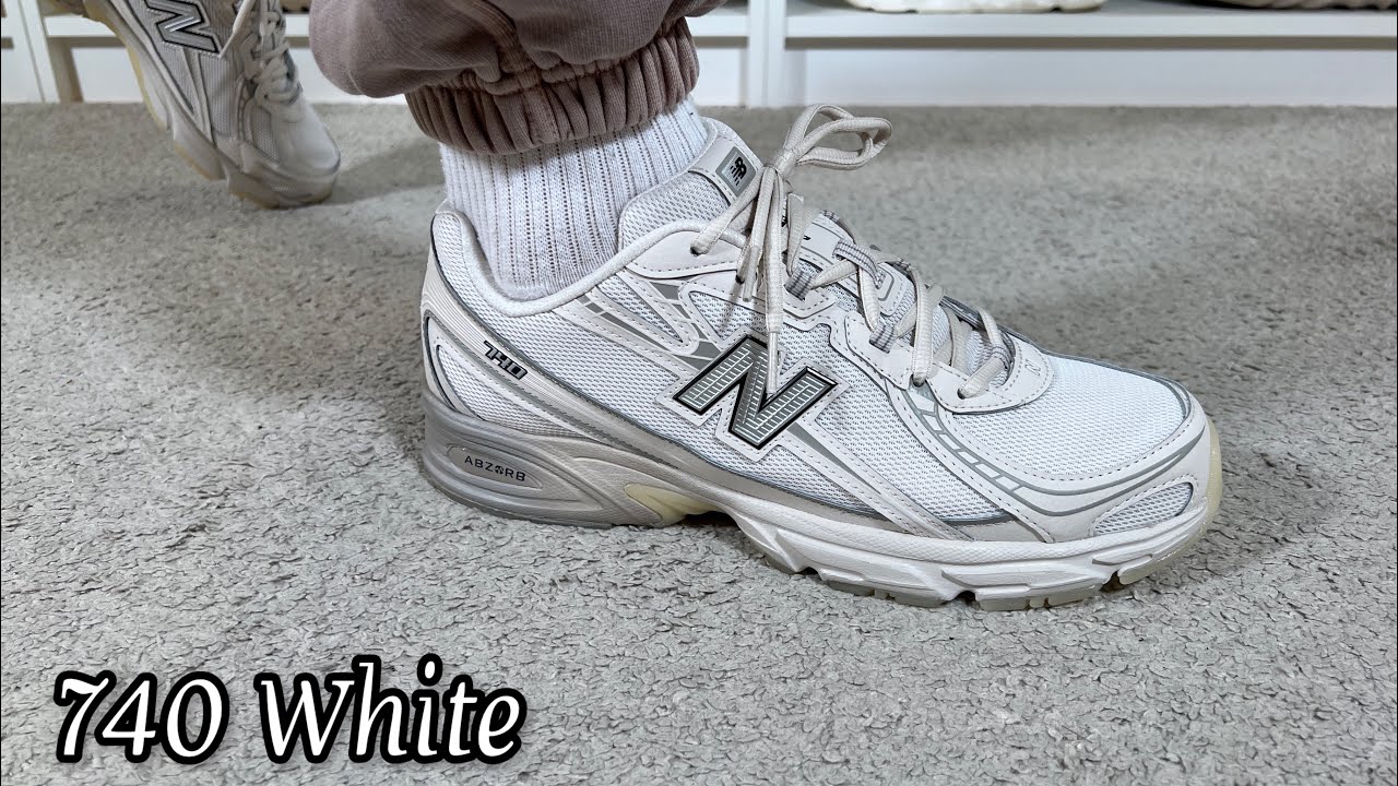 Обзор New Balance 740 White и пешие прогулки