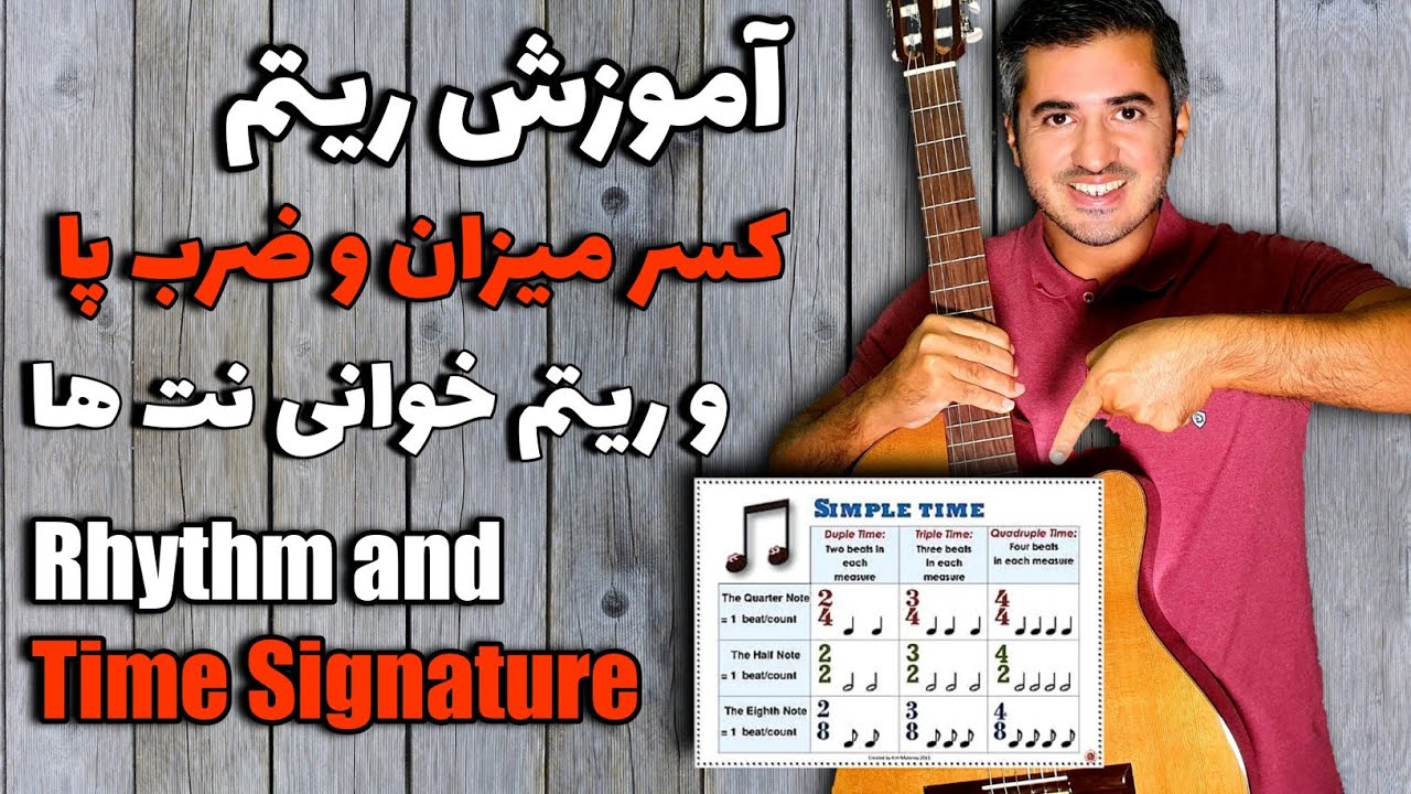 آموزش ریتم، کسر میزان ، ضرب پا و ریتم خوانی - آشنایی کامل با ریتم نت ها