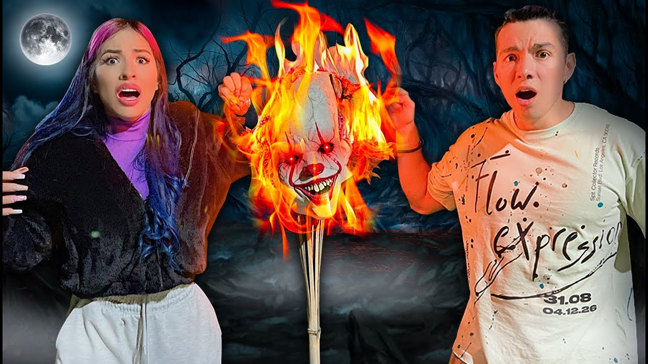 QUEMAMOS AL PAYASO DIABÓLICO MALDITO.. Y ESTO PASÓ 😨 | Karla Bustillos