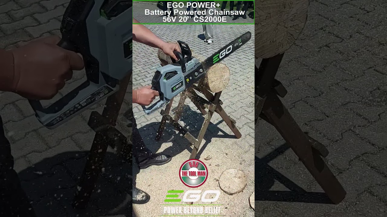 EGO Power + Battery chainsaw model CS2000E 56V 20