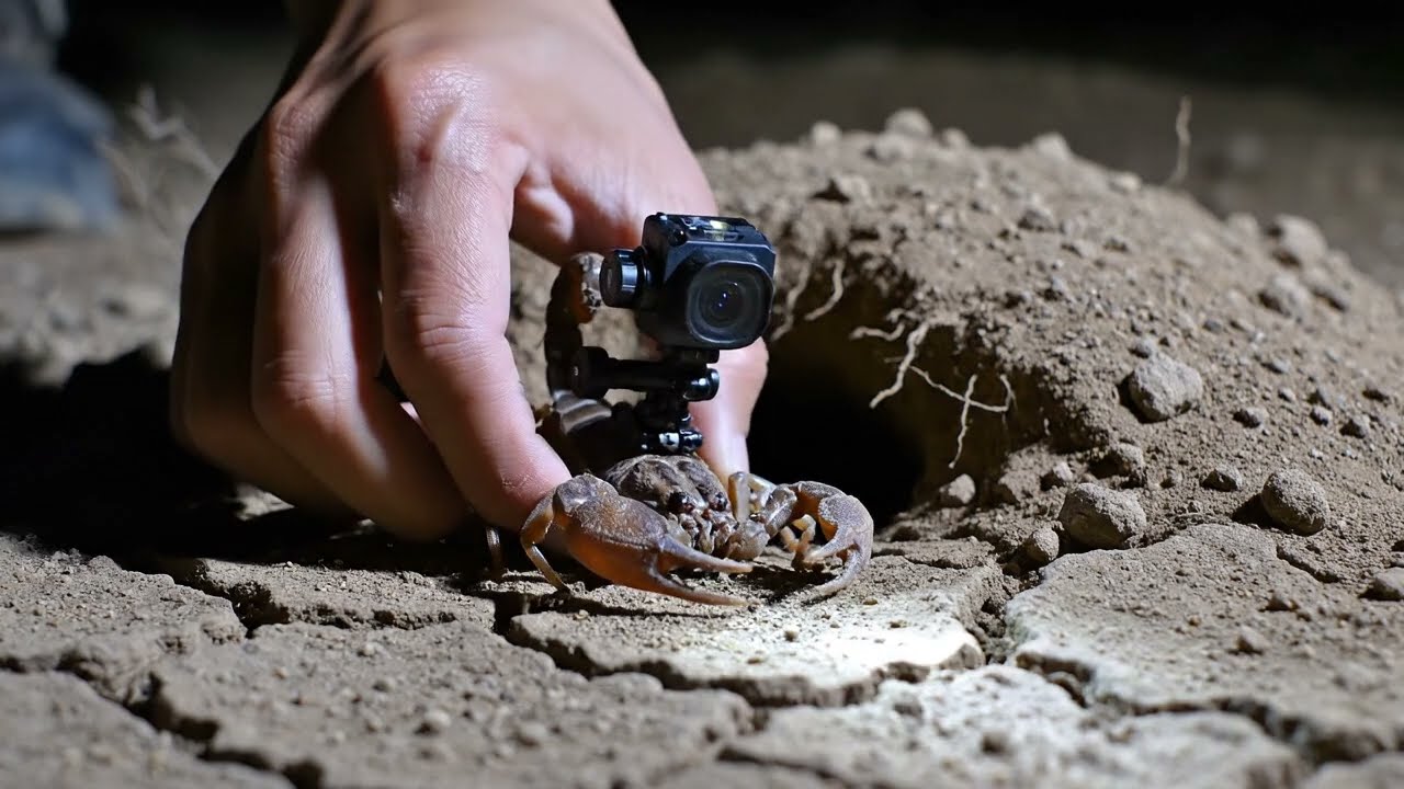 Desert Scorpion POV: Tiny Camera Reveals a Massive Hidden Underground Colony