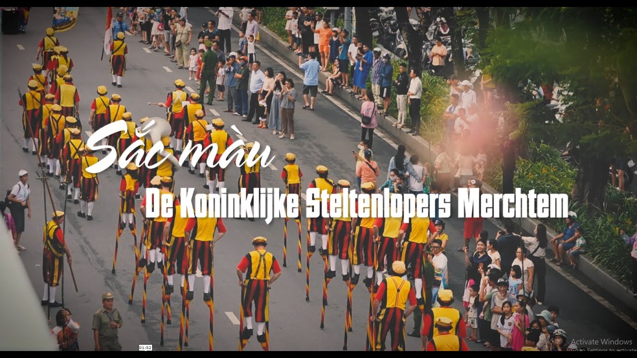 Góc Huế trong tôi (số 284):  Sắc màu De Koninklijke Steltenlopers Merchtem