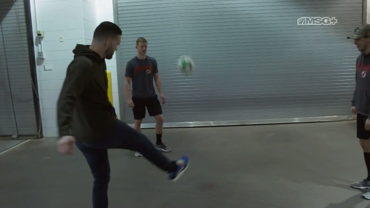 Pregame Soccer With the Devils | Weidman's World