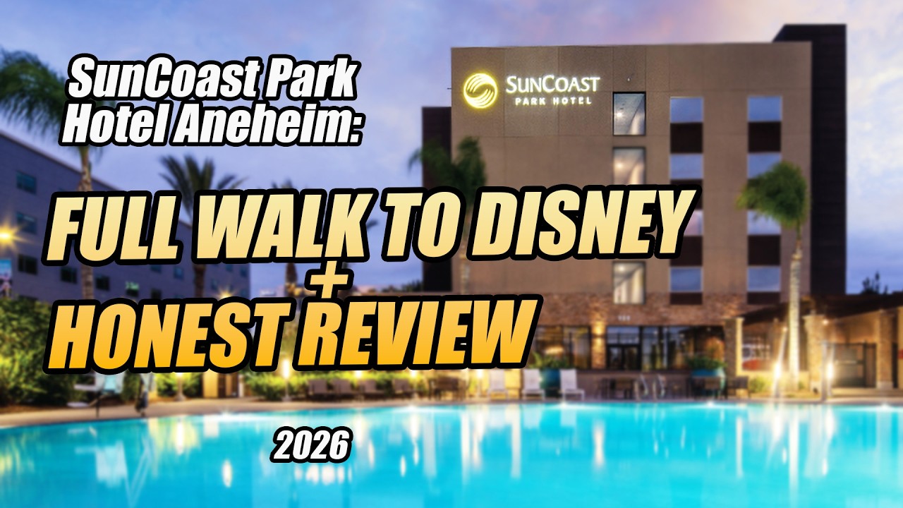 Перед бронированием отеля SunCoast Park Hotel&hellip; Посмотрите полный видеотур + прогулка до Диснейленда.