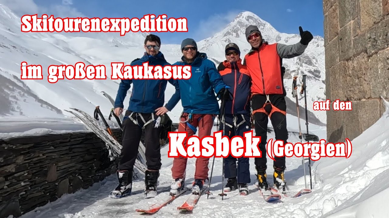 Skitourenexpedition im großen Kaukasus auf den Kasbek (Georgien)
