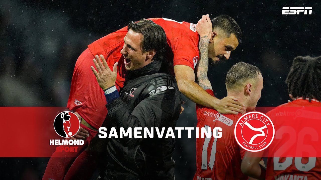 ENORME ONTLADING IN DE ALLERLAATSTE SECONDES 👀⏱️ | Samenvatting Helmond Sport - Almere City
