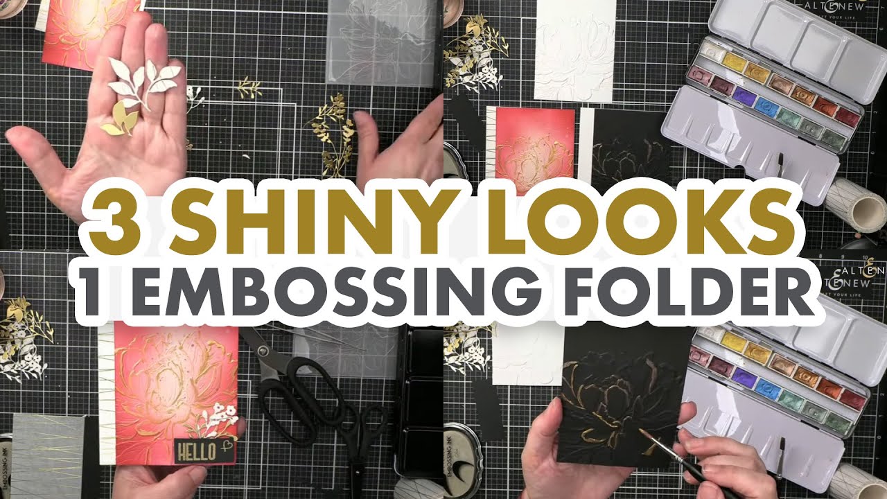 LIVE! 3 Ways to Shine with One Embossing Folder