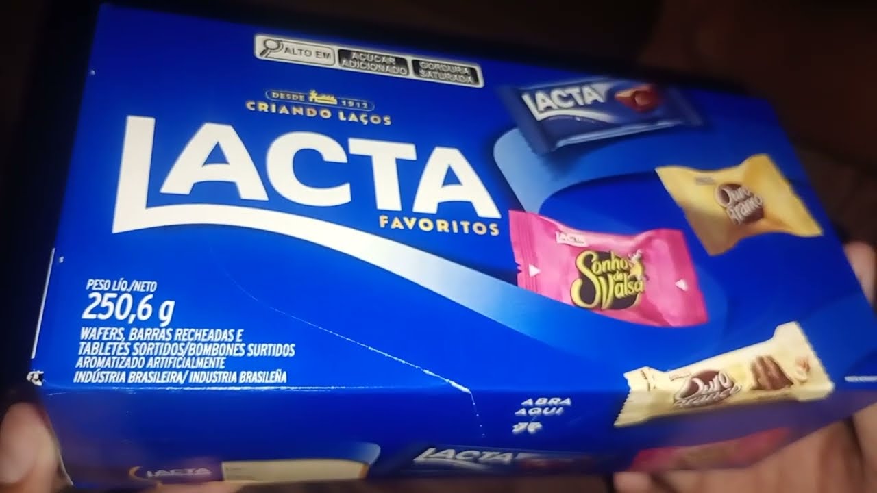 Outra Caixa de chocolate Lacta 2026 