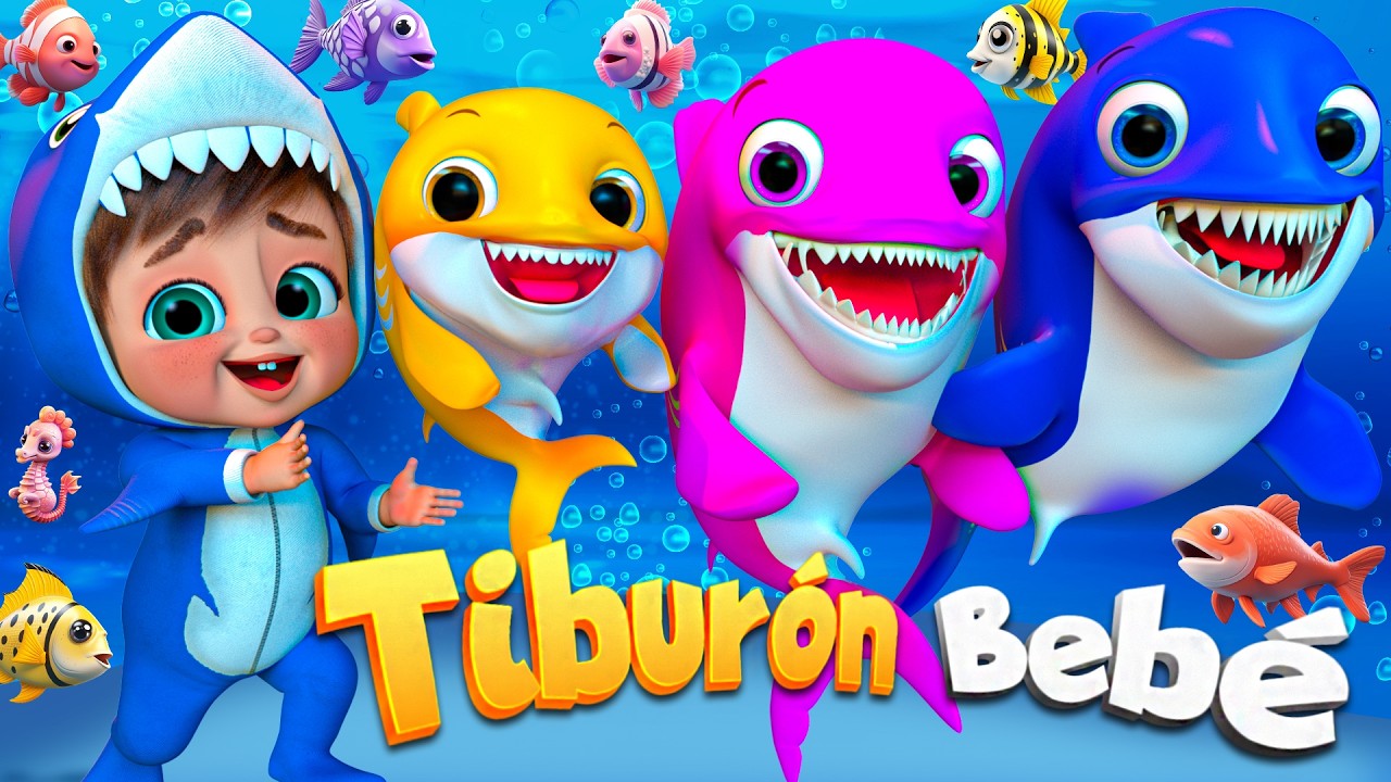 Bebé Tiburón y el Mundo Marino | canciones infantiles y rimas infantiles  @SuperLucaEspanol