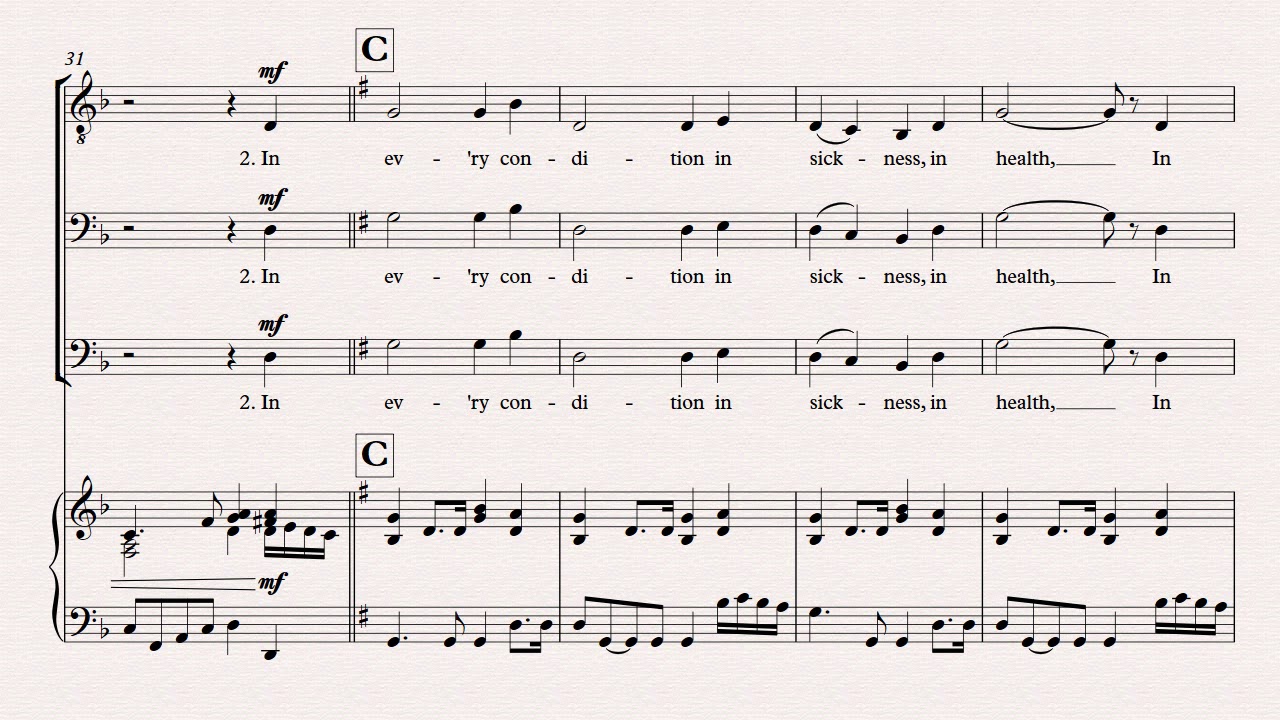 How Firm a Foundation - Men's Choir
