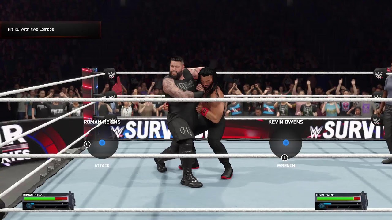 Playing WWE 2K25 myRise