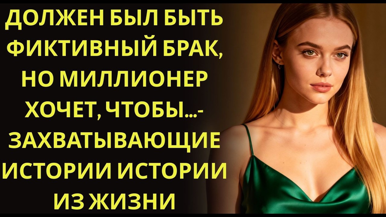 Должен был быть фиктивный брак, но миллионер хочет, чтобы     Захватывающие истории Истории из Ж
